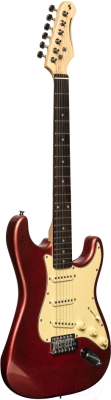 Электрогитара Stagg SES-30 CAR Strat STD CAR - фото