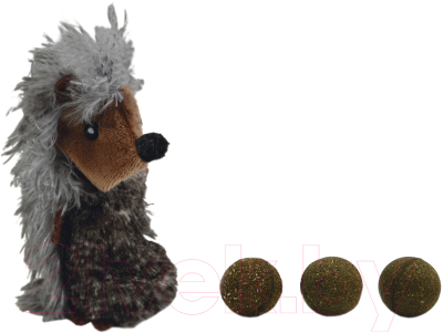 Игрушка для кошек Beeztees Еж с кошачьей мятой / 440564 - фото
