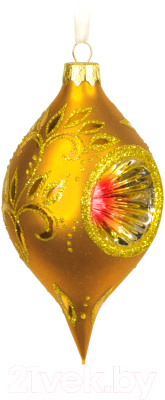 Елочная игрушка Грай Прожектор-сосулька золото Ф-108