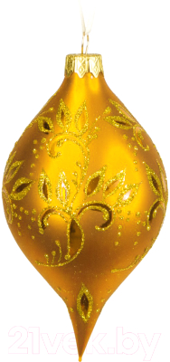 Елочная игрушка Грай Прожектор-сосулька золото Ф-108