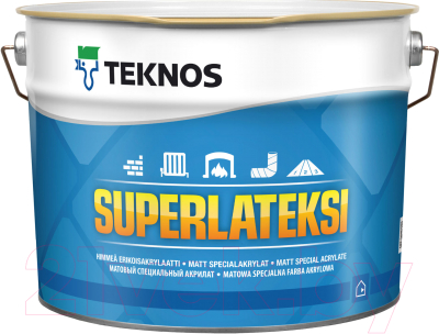 Краска Teknos Superlateksi Base 3 - фото