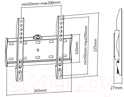 Кронштейн для телевизора Ultramounts UM 804F