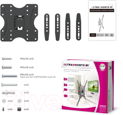 Кронштейн для телевизора Ultramounts UM 859