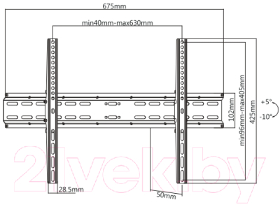 Кронштейн для телевизора Ultramounts UM 835T