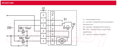 Привод моторный КС ЭП-35/37 230В / 84264