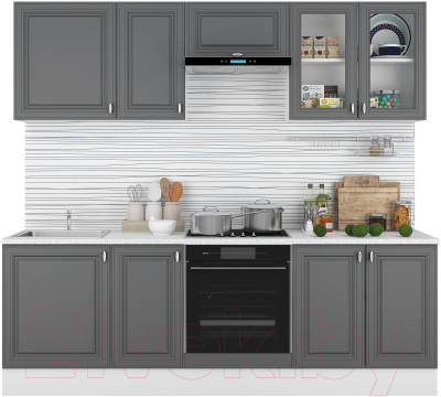 Шкаф навесной для кухни Горизонт Мебель Ева 60