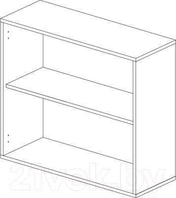Шкаф навесной для кухни Горизонт Мебель Ева 80
