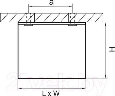 Точечный светильник Lightstar Monocco 212616