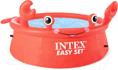 Надувной бассейн Intex Easy Set Веселый краб / 26100NP - фото