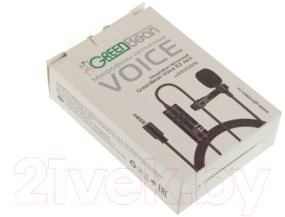 Микрофон GreenBean Voice E2 Jack / 27508