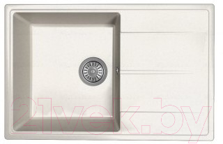 Мойка кухонная Dr. Gans Smart Оливия 74 / 25.150.C0740.401 (белый) - фото