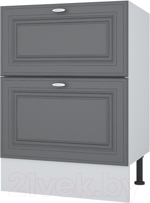 Шкаф-стол кухонный Горизонт Мебель Ева 50 2 ящика - фото