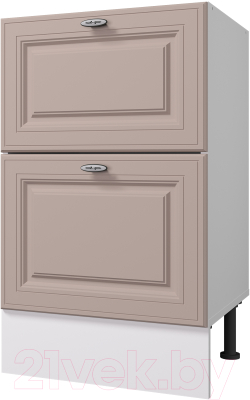 Шкаф-стол кухонный Горизонт Мебель Ева 50 2 ящика - фото