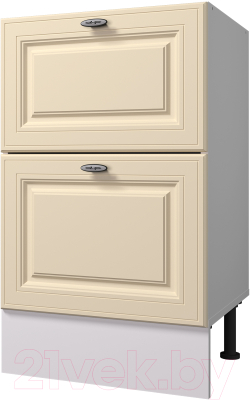 Шкаф-стол кухонный Горизонт Мебель Ева 50 2 ящика - фото
