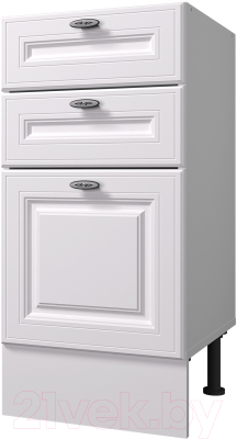Шкаф-стол кухонный Горизонт Мебель Ева 40 3 ящика - фото