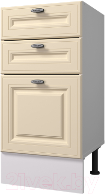Шкаф-стол кухонный Горизонт Мебель Ева 40 3 ящика - фото
