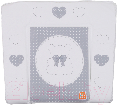 Пеленальный матрас Топотушки Мой любимый мишка 82x73 - фото