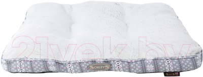 Матрас для животных Scruffs Santa Paws / 660689 (белый/серый) - фото