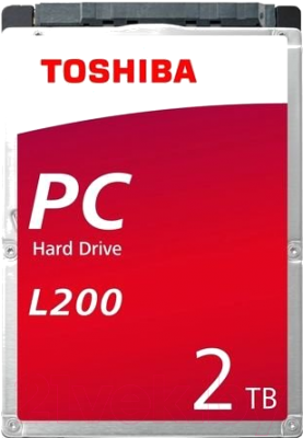 Жесткий диск Toshiba Sata-III 2TB L200 (HDWL120UZSVA) - фото