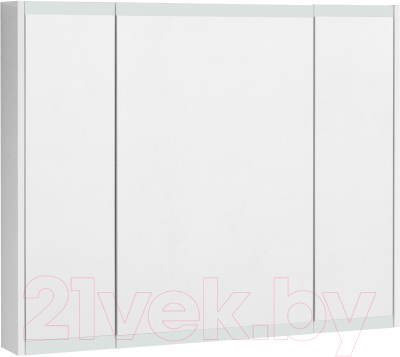 Шкаф с зеркалом для ванной Акватон Нортон 100 (1A249302NT010) - фото