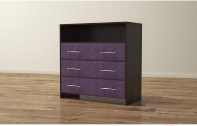 Комод Proson Varna 90x40x90 (венге/фиолетовый)