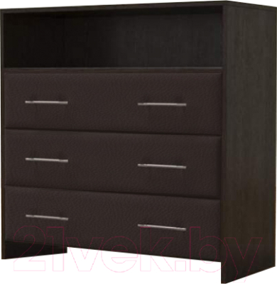 Комод Proson Varna 90x40x90 (венге/коричневый) - фото