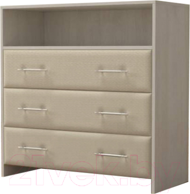 Комод Proson Varna 90x40x90 (дуб шамони светлый/бежевый) - фото