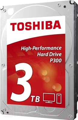 Жесткий диск Toshiba Sata-III P300 3TB (HDWD130UZSVA) - фото