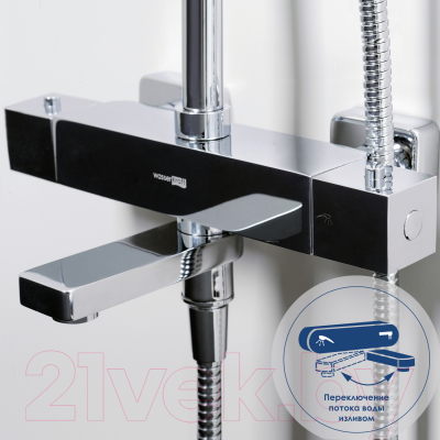 Душевая система со смесителем Wasserkraft Thermo A19901