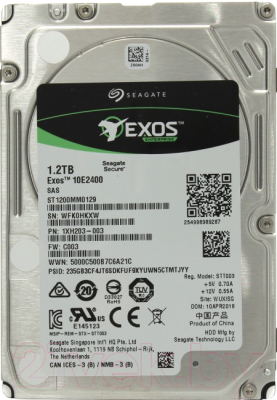 Гибридный жесткий диск Seagate Enterprise Performance 1200GB (ST1200MM0129) - фото