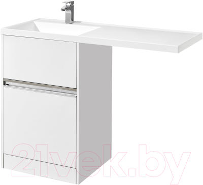 Тумба с умывальником Акватон Лондри 60 (1A2359K1LH010) - фото