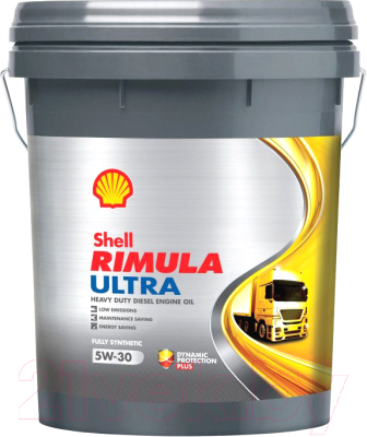 Моторное масло Shell Rimula Ultra 5W30 (20л) - фото