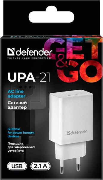 Адаптер питания сетевой Defender UPA-21 / 83571