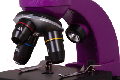 Микроскоп оптический Bresser Junior Biolux SEL 40–1600x / 74321 (фиолетовый)