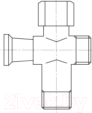 Подключение для душевого шланга Slovarm 3517 PS