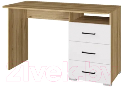Письменный стол Горизонт Мебель Лайт 1200 3 ящика - фото