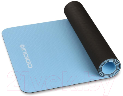 Коврик для йоги и фитнеса Indigo TPE IN106