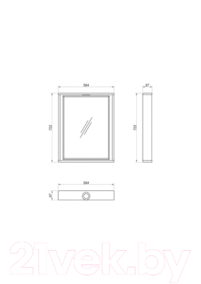 Зеркало Какса-А Verona 60 / 463080