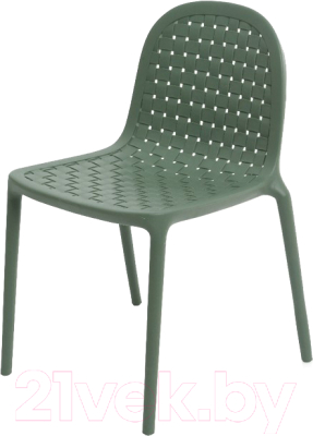 Стул пластиковый Ipae Progarden Порто / 9840697 (зеленый) - фото