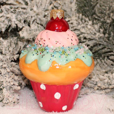 Елочная игрушка Orbital Кекс / 200-037-3 - фото