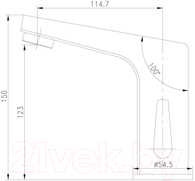 Смеситель LEMARK Project LM4655CE