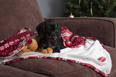 Подстилка для животных Scruffs С игрушкой / 939342 (белый/красный)