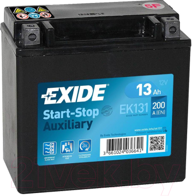 Мотоаккумулятор Exide EK131 - фото