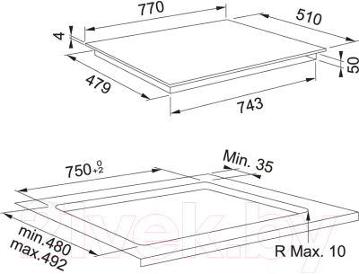 Индукционная варочная панель Franke FSM 804 I B BK