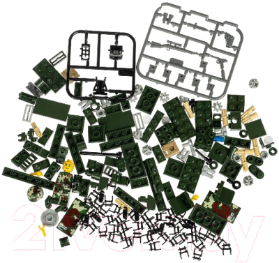 Конструктор Bondibon Военный десант / ВВ4808