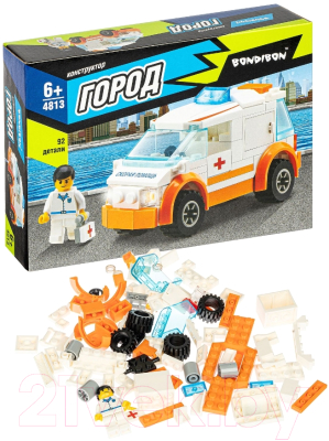 Конструктор Bondibon Город. Скорая помощь / ВВ4813