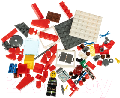 Конструктор Bondibon Пожарная Служба. Пожарный пост / ВВ4819