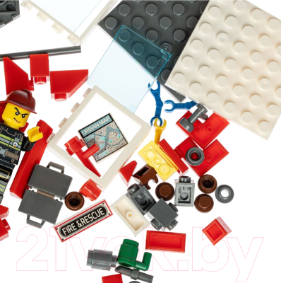 Конструктор Bondibon Пожарная Служба. Пожарный пост / ВВ4819