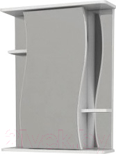 Шкаф с зеркалом для ванной Какса-А Волна б/о 55 / 458410 - фото