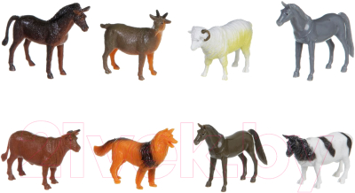 Набор фигурок игровых Bondibon Ребятам о зверятах / ВВ1631 - фото